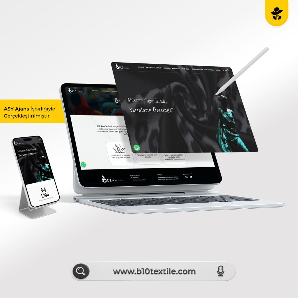 B10 Textile İhracat Kurumsal Web Tasarımı web tasarım projesi