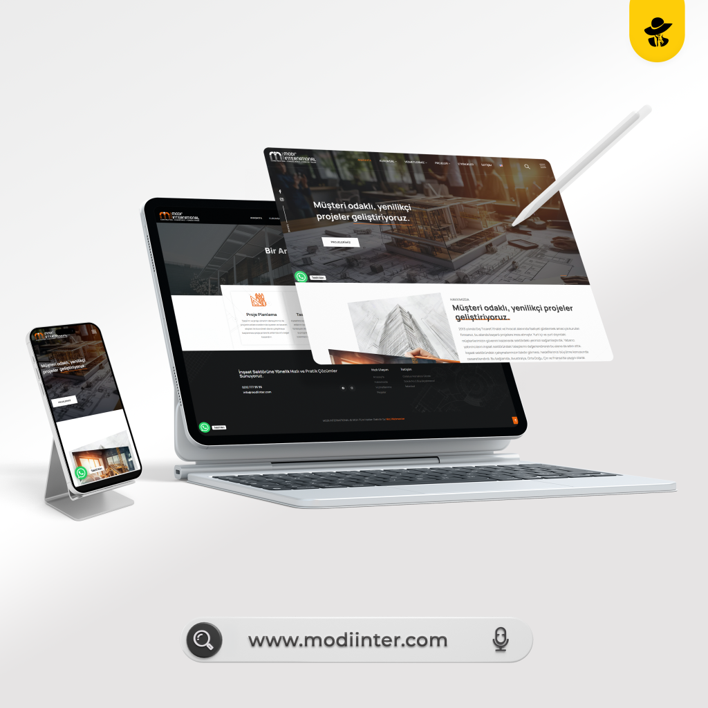Modi International Kurumsal Web Tasarım web tasarım projesi